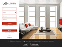 Tablet Screenshot of goimobiliaria.com